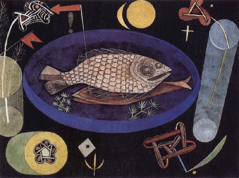 Paul Klee Around the Fish Norge oil painting art